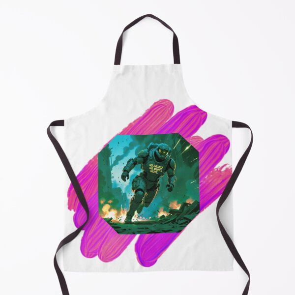 Item preview, No Backup No Mercy futuristic warfare designed and sold by SloganSauce.