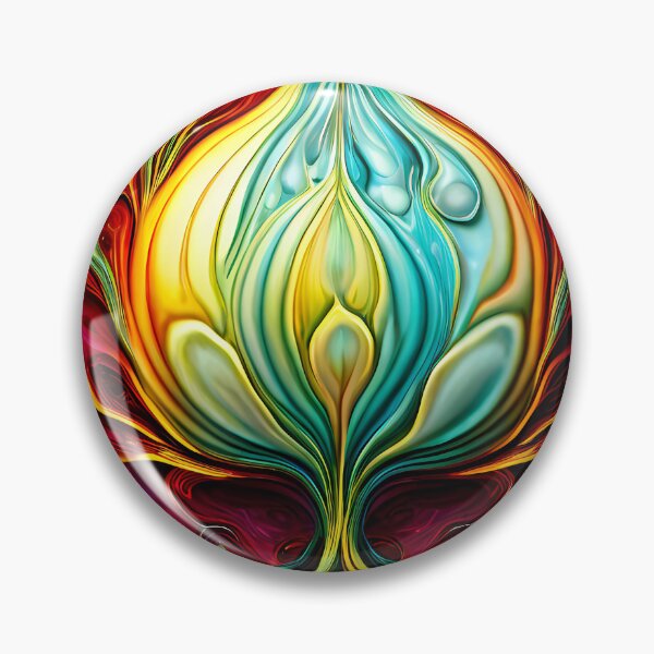 Item preview, Abstract interplay of colors in the floral design designed and sold by Mianku | Für das Leben.