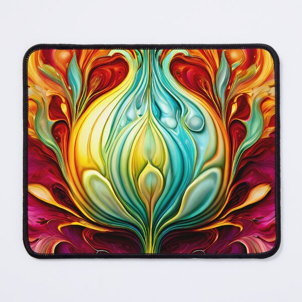 Item preview, Abstract interplay of colors in the floral design designed and sold by Mianku | Für das Leben.