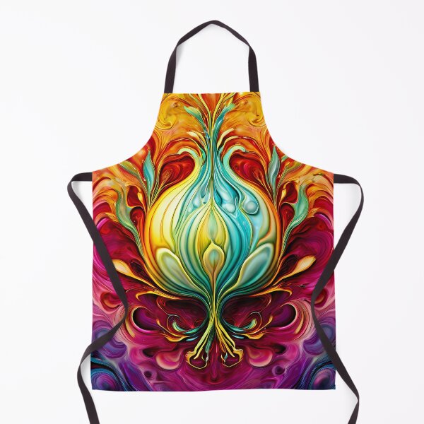 Item preview, Abstract interplay of colors in the floral design designed and sold by Mianku | Für das Leben.