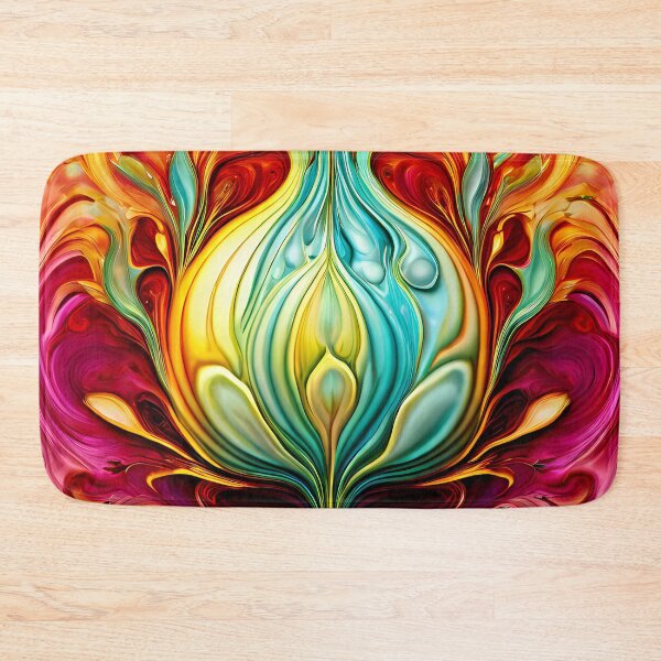 Item preview, Abstract interplay of colors in the floral design designed and sold by Mianku | Für das Leben.