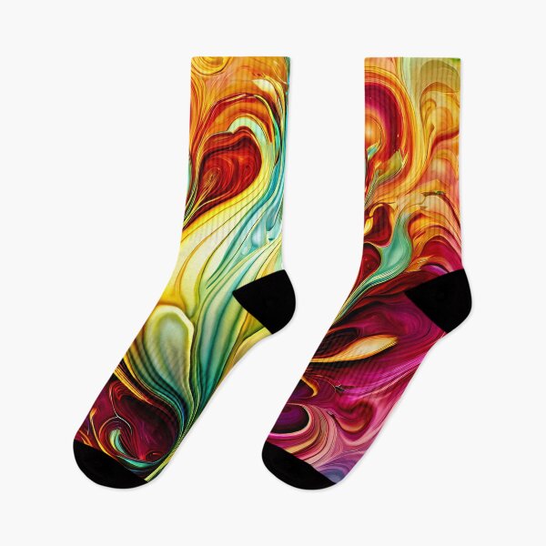 Item preview, Abstract interplay of colors in the floral design designed and sold by Mianku | Für das Leben.
