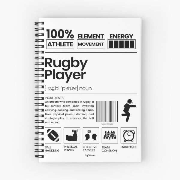 Item preview, Rugby Player || Jobs Series - Black designed and sold by bySirena.