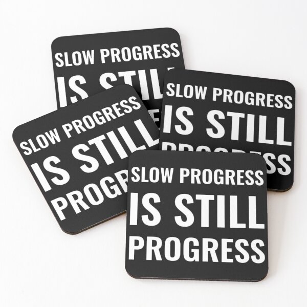 Item preview, Slow Progress Is Progress – Minimal Mindset Quote designed and sold by ArminGreen.