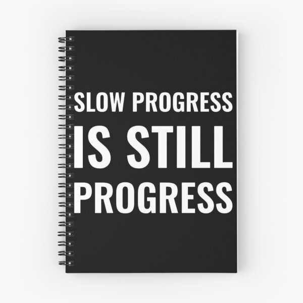 Item preview, Slow Progress Is Progress – Minimal Mindset Quote designed and sold by ArminGreen.
