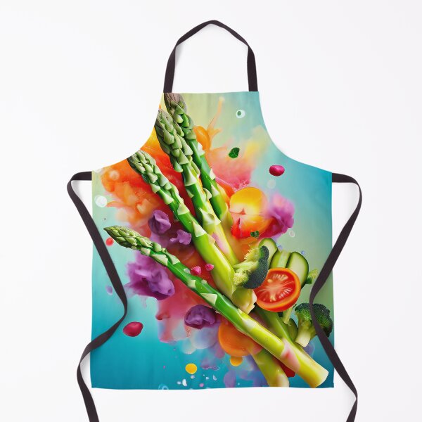 Item preview, Fresh asparagus and a colorful explosion of vegetables designed and sold by Mianku | Für das Leben.