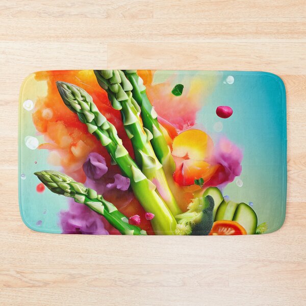 Item preview, Fresh asparagus and a colorful explosion of vegetables designed and sold by Mianku | Für das Leben.