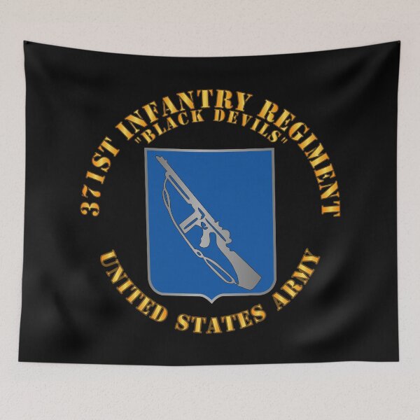 Item preview, Army - 371st Infantry Regiment - DUI (V1) - Black Devils designed and sold by Military Insignia Products.