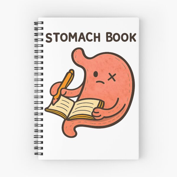 Item preview, Stomach Book Abstract Character Art designed and sold by NAVOZKA.