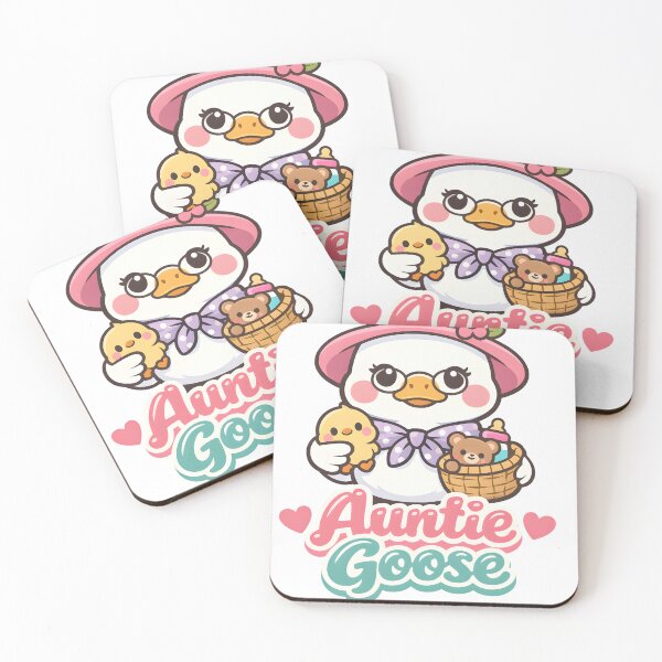 Item preview, Auntie Goose – Cute Funny Aunt Goose Character Design designed and sold by KivaroArt.