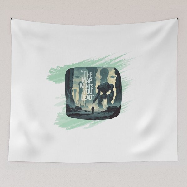 Item preview, The Map Wants You Dead extraction shooter humor designed and sold by SloganSauce.