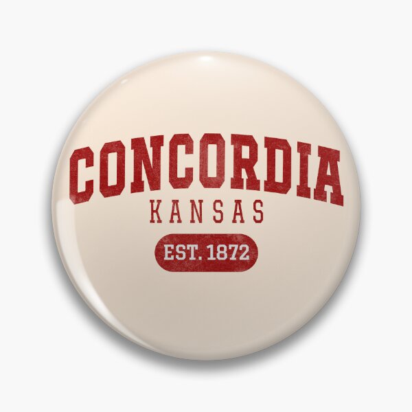 Item preview, Concordia Kansas Vintage Est 1872 Retro Arched designed and sold by By Jonh.