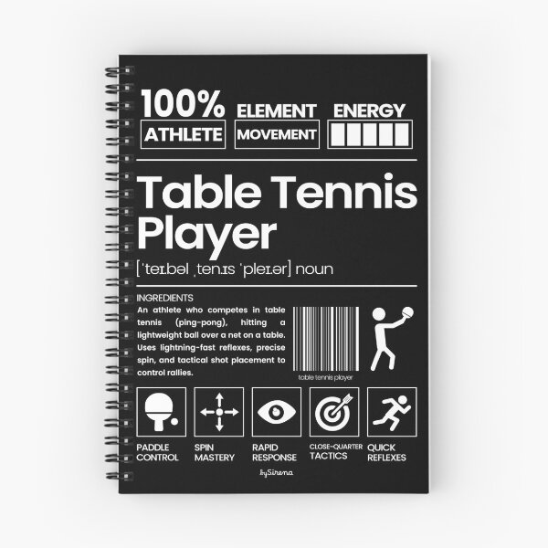 Item preview, Table Tennis Player || Jobs Series - White designed and sold by bySirena.