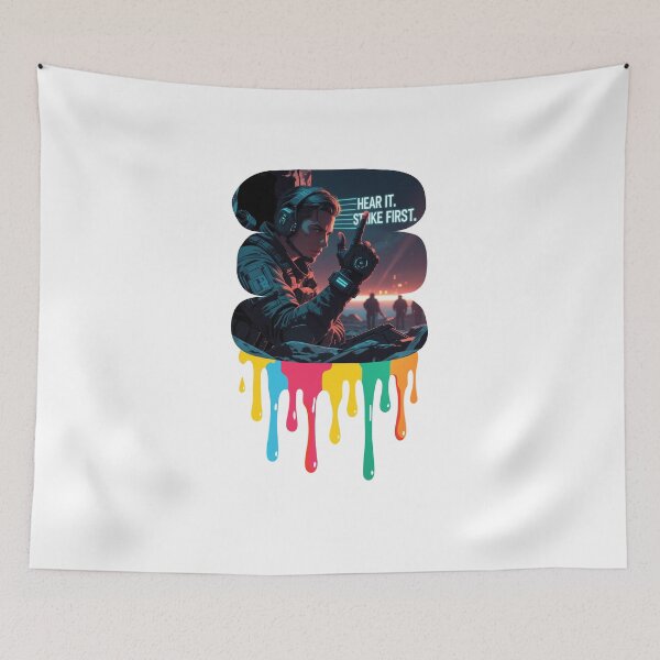 Item preview, Hide And Strike First designed and sold by SloganSauce.
