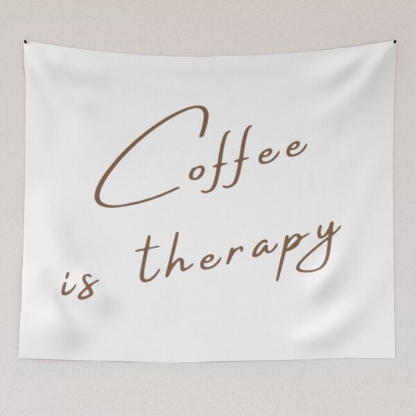 Item preview, Coffee Is Therapy - Funny Caffeine Lover Barista Gift designed and sold by Haevora.