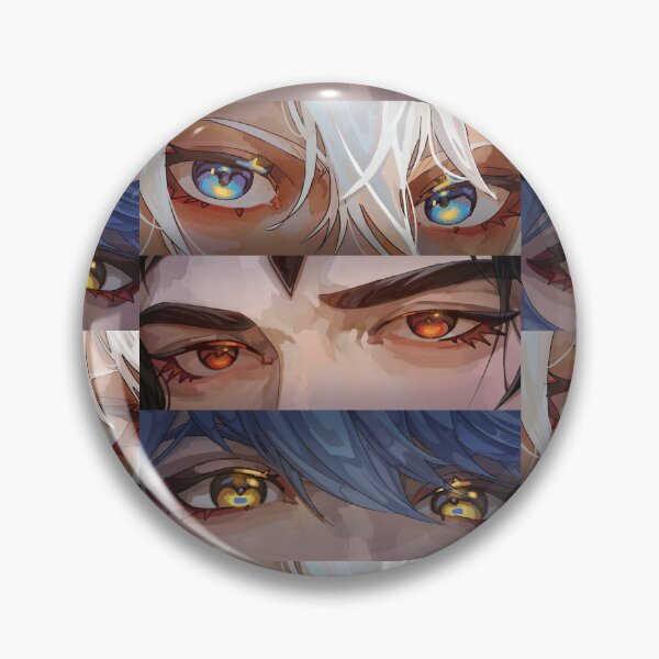 Item preview, Mammon, levi, lucifer Obey Me! eyes designed and sold by Zouzoru.