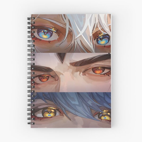 Item preview, Mammon, levi, lucifer Obey Me! eyes designed and sold by Zouzoru.