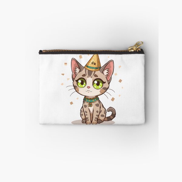 Item preview, Egyptian Mau Cat Ancient Aimless New Year Chibi Funny Spotted Cat Sarcastic Holiday designed and sold by GiftsForge.