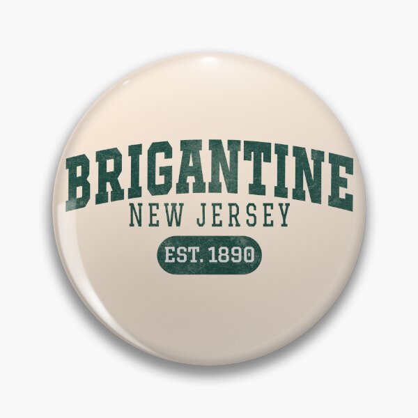 Item preview, Brigantine New Jersey Vintage Est 1890 Retro Arched designed and sold by By Jonh.