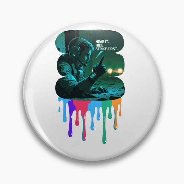 Item preview, Hide And Strike First shooter culture designed and sold by SloganSauce.