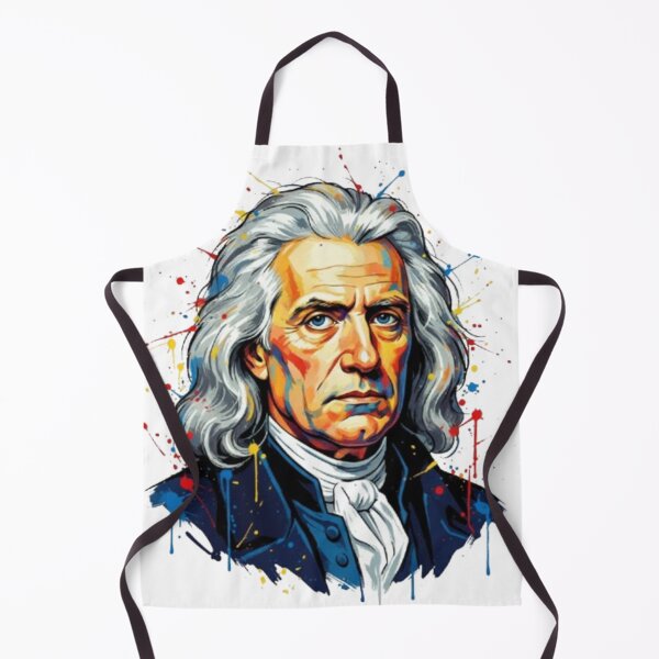 Item preview, Isaac Newton Painted Portrait – Classic Science Art Inspired Design designed and sold by AndresGB.