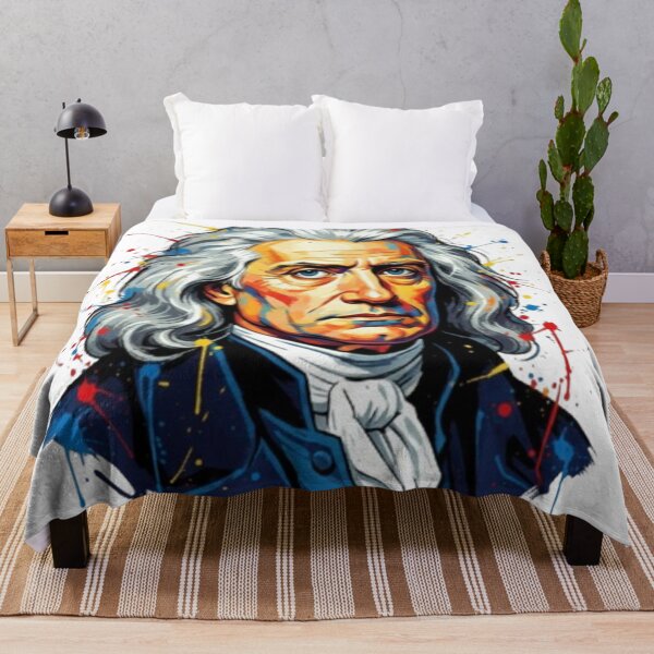 Item preview, Isaac Newton Painted Portrait – Classic Science Art Inspired Design designed and sold by AndresGB.
