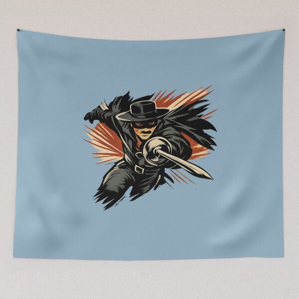 Item preview, Zorro – Legend in Motion designed and sold by KawaiiOrbit.