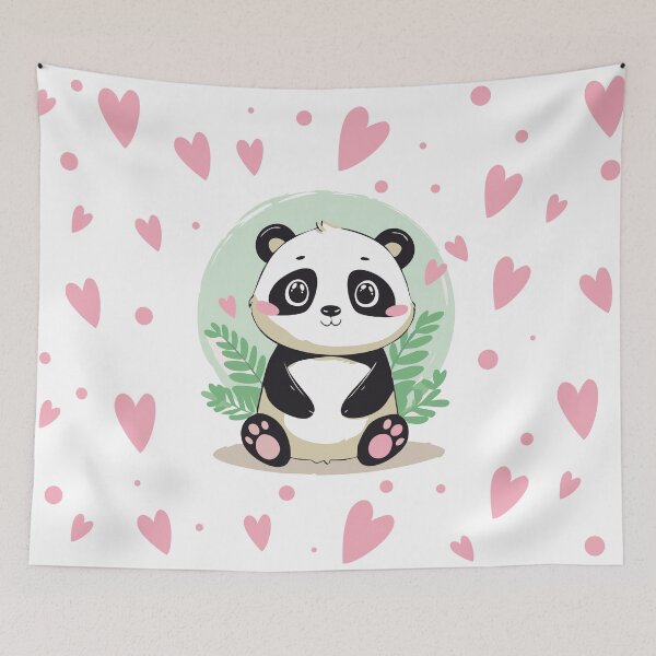 Item preview, Kawaii Panda – Cute Panda Art designed and sold by Rocamisetas.