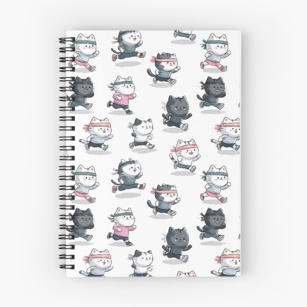 Artikelvorschau, Running Cat Pattern – Funny Jogging Cats Design for Runners     | Cat Lover | Running | Gift idea  entworfen und verkauft von VieUnique.