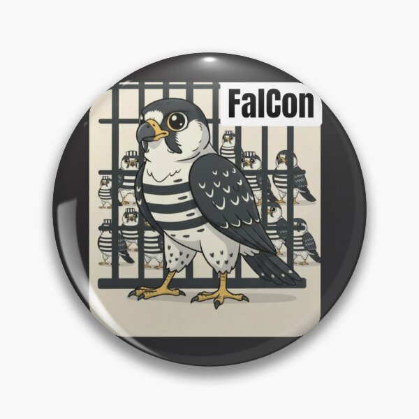 Item preview, Falcon ended up in jail without bail. designed and sold by DooDopper Designs.