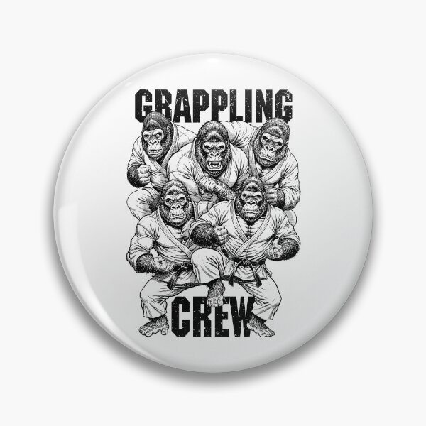 Item preview, Gorilla Jiu Jitsu Ju Jutsu MMA BJJ Funny Grappling Crew designed and sold by GrandeDuc.