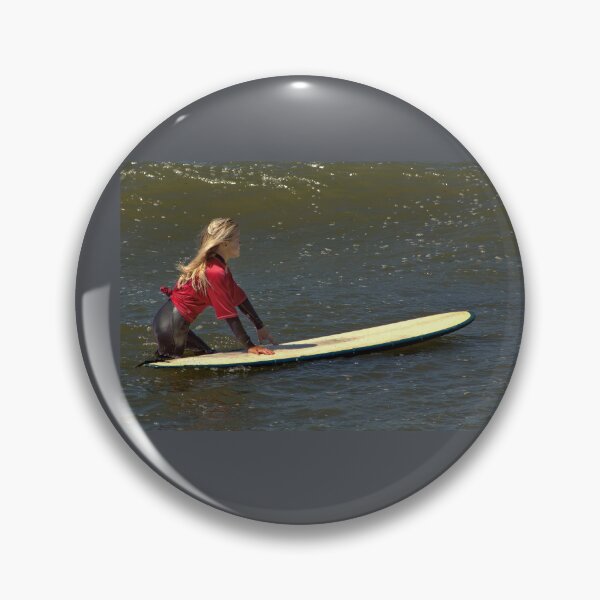Item preview, Surfer Girl in Sunlit Waters designed and sold by Armadillo222.