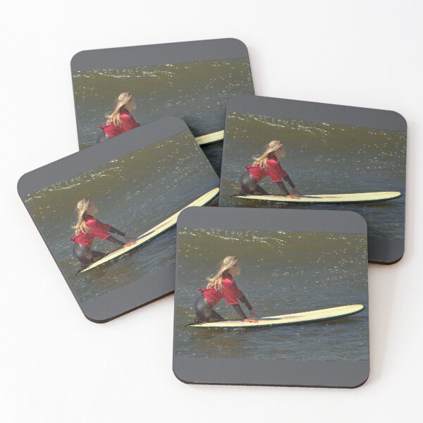 Item preview, Surfer Girl in Sunlit Waters designed and sold by Armadillo222.