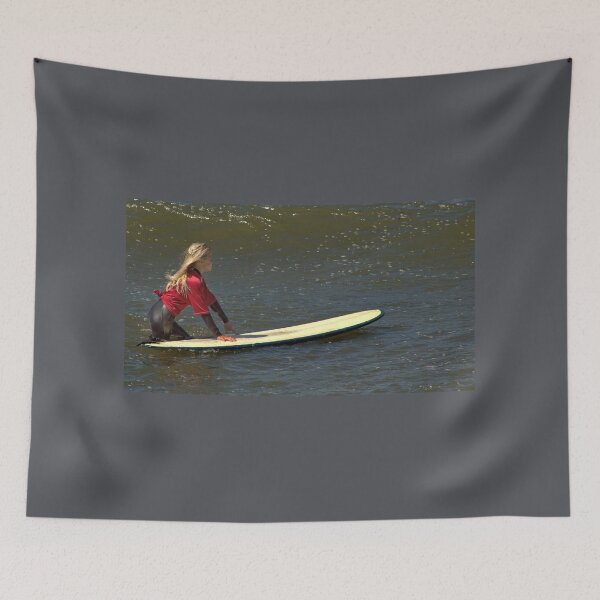 Item preview, Surfer Girl in Sunlit Waters designed and sold by Armadillo222.