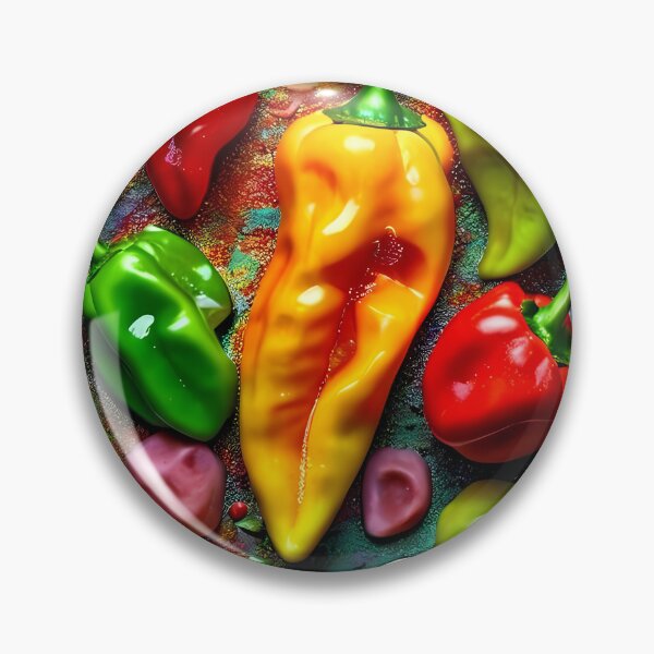 Item preview, Colorful bell peppers and decorative stones designed and sold by Mianku | Für das Leben.