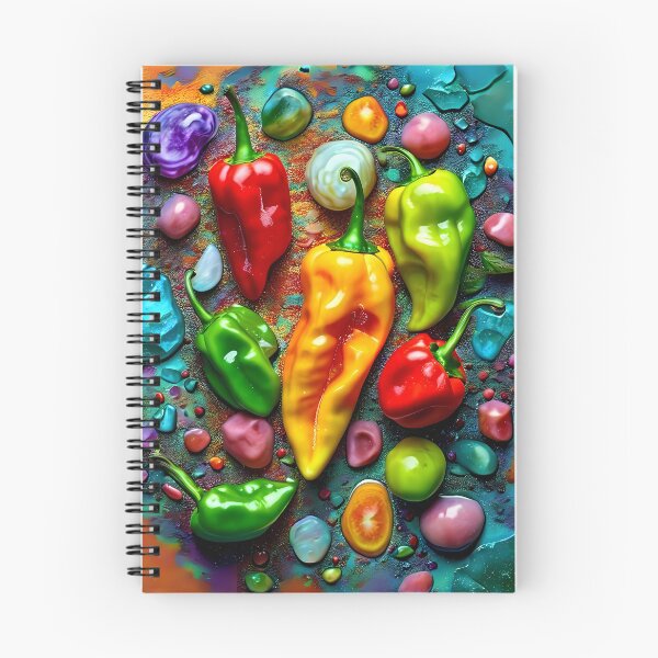 Item preview, Colorful bell peppers and decorative stones designed and sold by Mianku | Für das Leben.