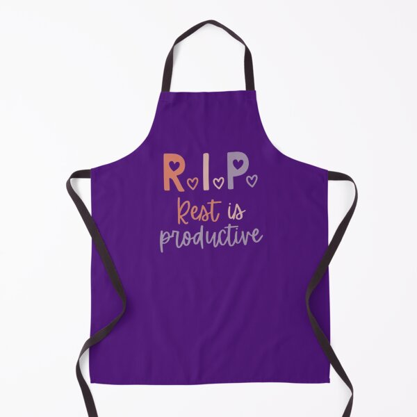 Item preview, R.I.P. – Rest Is Productive | Playful Self-Care Affirmation Design designed and sold by MyTshirtArt.