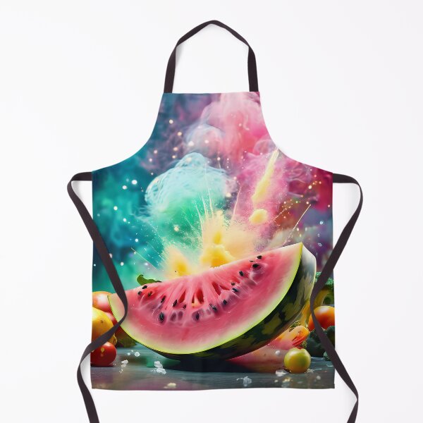 Item preview, Magical watermelon against a colorful background designed and sold by Mianku | Für das Leben.