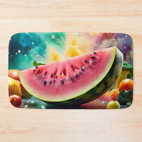Item preview, Magical watermelon against a colorful background designed and sold by Mianku | Für das Leben.