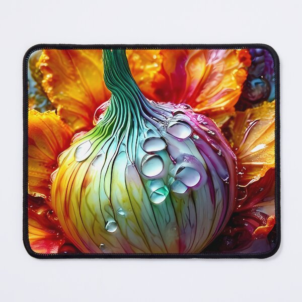 Item preview, Rainbow onion with colorful flower wreath designed and sold by Mianku | Für das Leben.