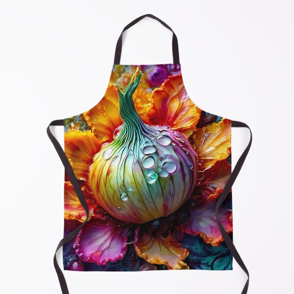 Item preview, Rainbow onion with colorful flower wreath designed and sold by Mianku | Für das Leben.
