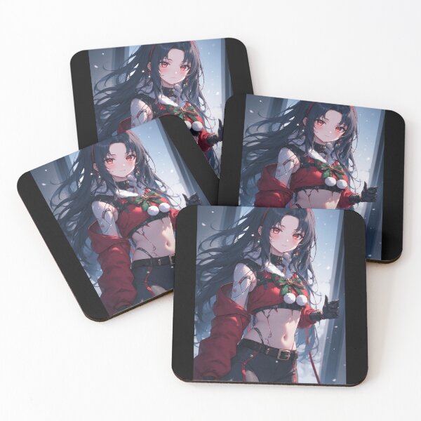 Item preview, Cyber anime girl at Christmas designed and sold by ArtsJulian.