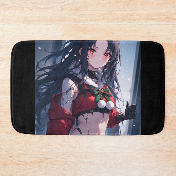 Artikelvorschau, Cyber-Anime-Mädchen zu Weihnachten entworfen und verkauft von ArtsJulian.