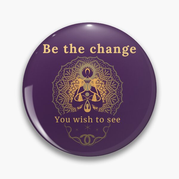 Item preview, Be the Change You Wish to See active lifestyle. designed and sold by "Vibe & Style Merch".