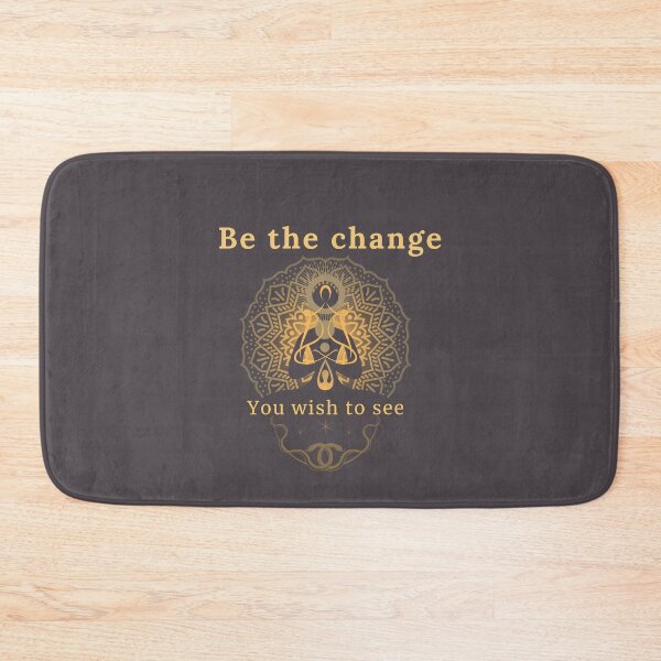 Item preview, Be the Change You Wish to See active lifestyle. designed and sold by "Vibe & Style Merch".