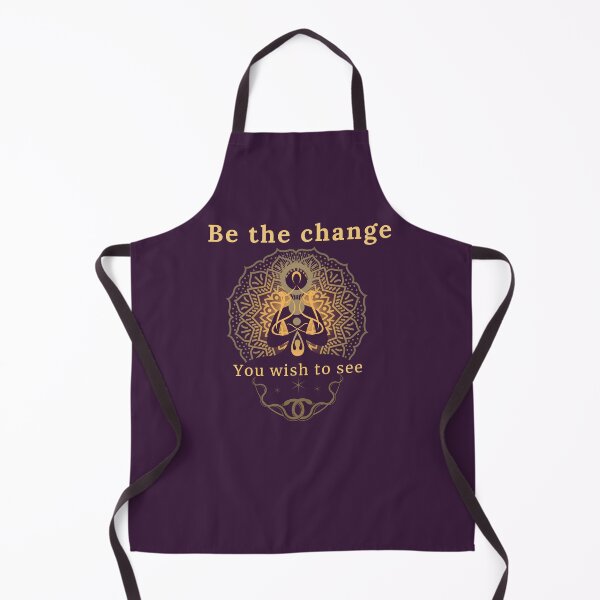 Item preview, Be the Change You Wish to See active lifestyle. designed and sold by "Vibe & Style Merch".