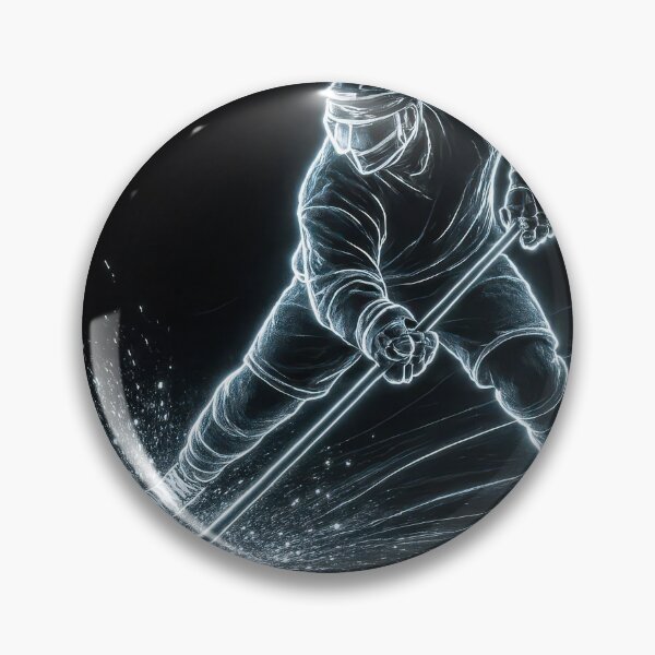 Artikelvorschau, Neon-Hockeyspieler in Aktion entworfen und verkauft von Maria Dryfhout.