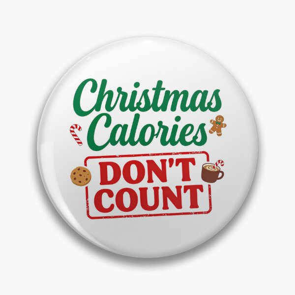 Item preview, Christmas Calories Don't Count Funny Holiday Design designed and sold by Printiko.