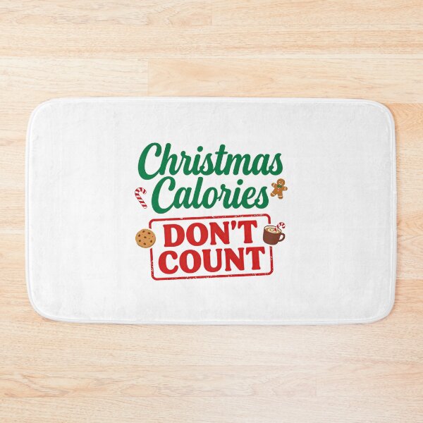 Item preview, Christmas Calories Don't Count Funny Holiday Design designed and sold by Printiko.