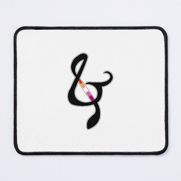 Item preview, Lesbian pride treblesand designed and sold by DizzyPride.